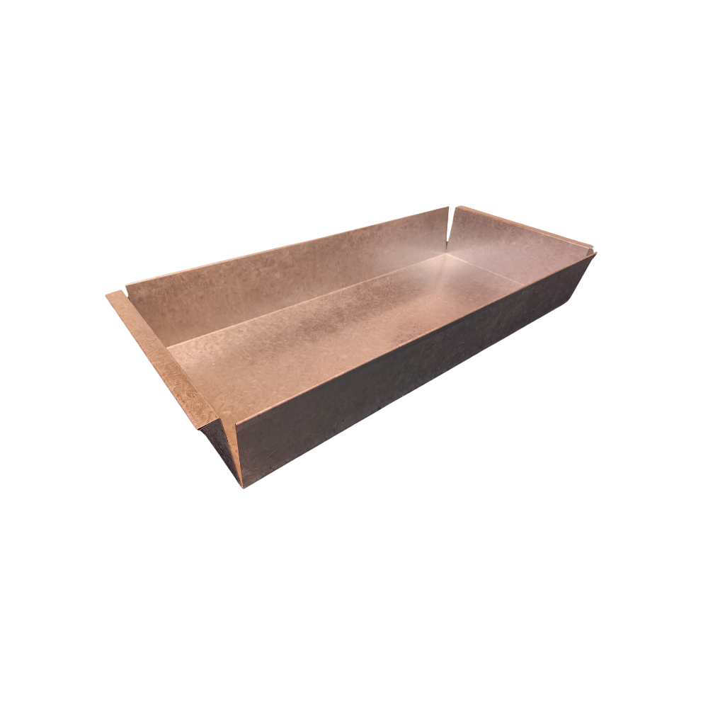 Nuc Roof – Galvanised Sprung End 0.55mm